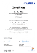 Hekatron Zertifikat Befähigte Person Kay Möller