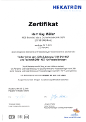 Hekatron Zertifikat Facherrichter Kay Möller
